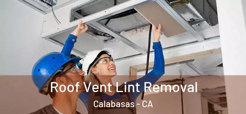 Roof Vent Lint Removal Calabasas - CA